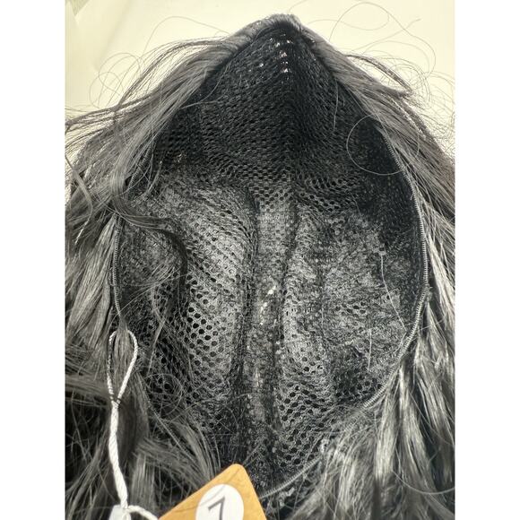 Fashion Wig, Realistic Heat Resistant Black Wig - Long Wavy Wig with Tag *READ.. - Picture 11 of 15